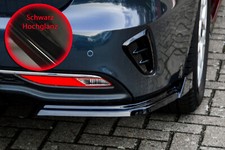 Heckansatz Seitenteile mit Wings aus ABS für Kia Ceed CD SW in Schwarz Glanz