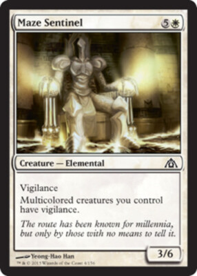Maze Sentinel Light Play, English Magic the Gathering MTG Dragon's Maze