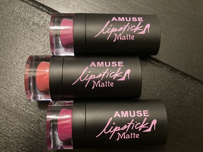 Amuse Matte Lipstick Assorted Set Of 3