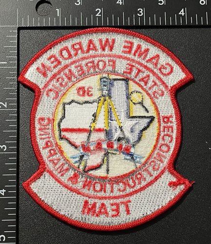 GAME WARDEN TEXAS STATE FORENSIC RECONSTRUCTION & MAPPING TEAM PATCH (PD9) - Bild 2 von 3