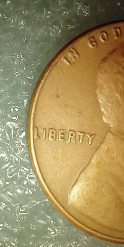 1962 D Denver Lincoln Penny Errors L in Randnähe, Schnitte an Wange & Kinn, Close AM - Bild 4 von 10