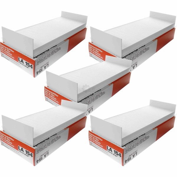 5X Mahle / Knecht LA 154 Filter Innenraumluft Pollenfilter Innenraumfilter-image