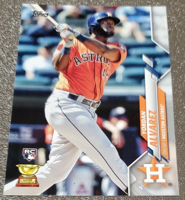 2020 Topps Yordan Alvarez #276 Rookie Card (RC) Houston Astros MVP
