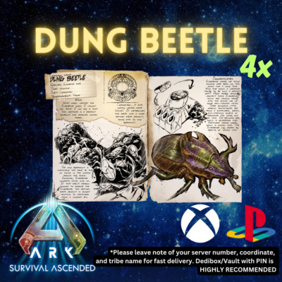 ARK:ASCENDED XBOX/PS/PC PVE DUNG BEETLE 4x