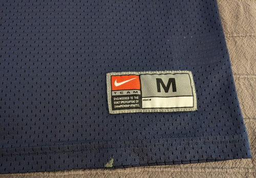 MAILLOT VINTAGE TOM BRADY MICHIGAN WOLVERINES #10 M moyen Nike homme Patriots 12 - Photo 18/24