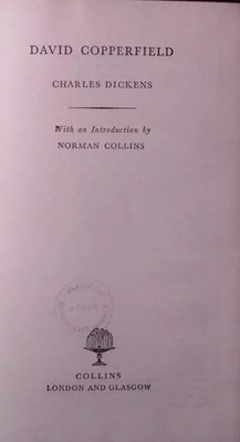 David Copperfield. Mit einer Einführung von Norman Collins., Charles Dickens