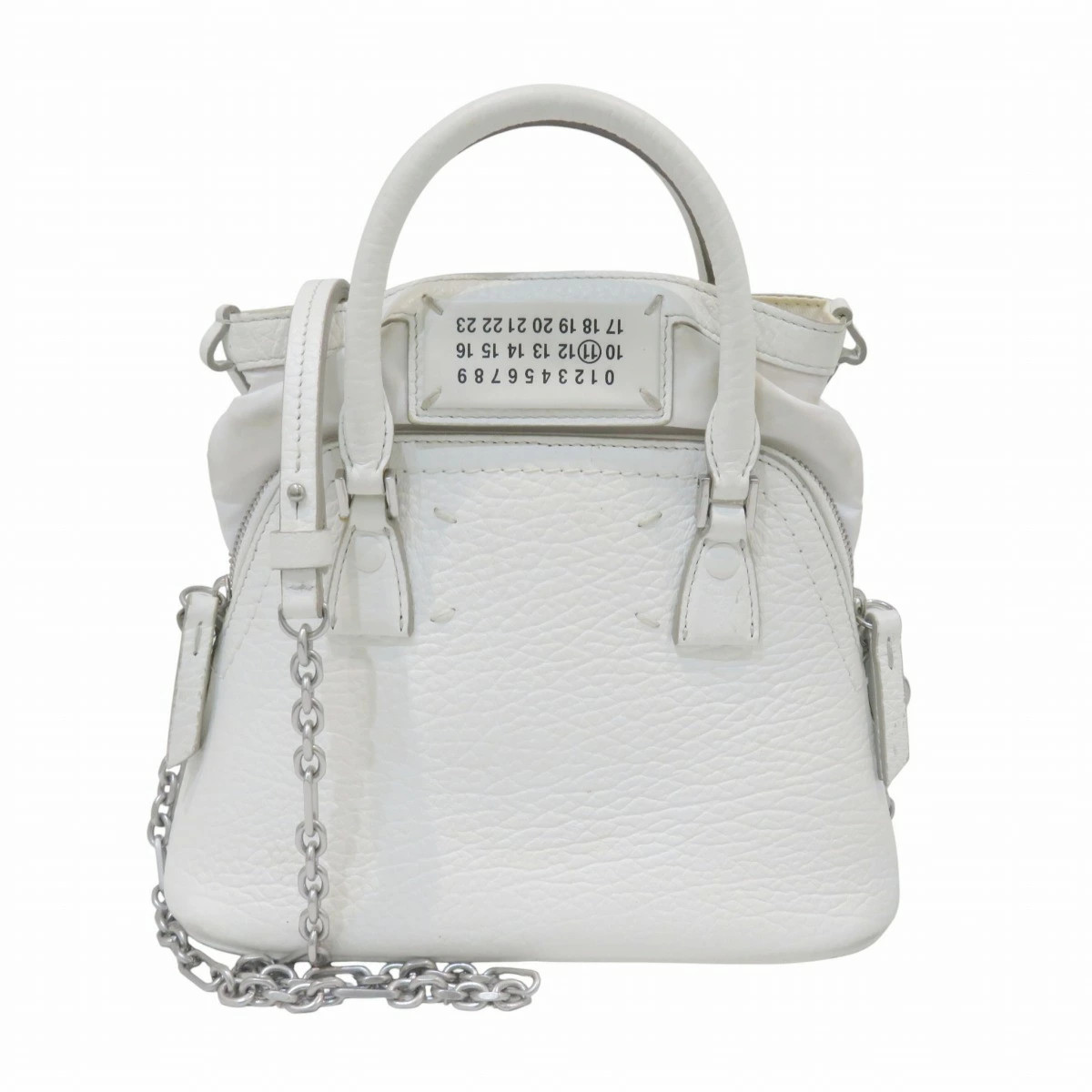 Y0120 Maison Margiela Shoulder Bag 5AC Micro Leather S56WG0081 Used