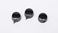 Vintage DAKA-WARE Chicago USA Knobs - 2 Pointer  1 Round - 1/4" Shaft Set Screw