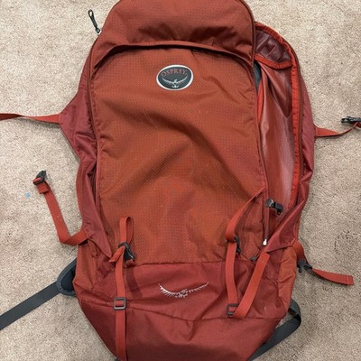 Osprey Farpoint 55 Travel Backpack Red Hiking Carry-On Trekking Bag