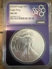 2025 Eagle Privy MS70 TraderBea Purple Core