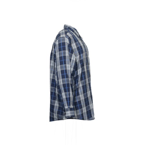 Tasso Elba Collezione Herren Button Down Hemd 3XL Navy Kombi Fensterscheibe Baumwolle - Bild 4 von 4