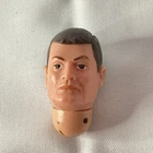 1966 Hasbro GI Joe SOTW FigureHead Brown Hair Brown Eyes Scar On Face