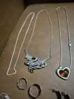 Sterling Silver 925 Mixed Jewelry Lot With Vintage And Native American Sterling — photo 9