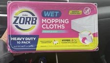 Zuru Zorb Wet Mopping Wipes for Cleaning Floors and Hardwood Floors 10 Count