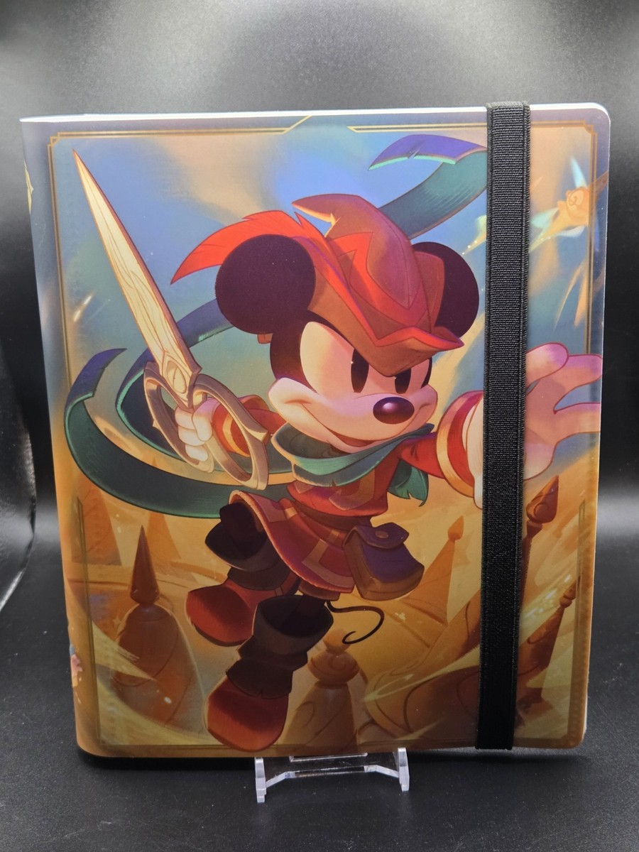 Disney Lorcana Fabled Collectors Folder Binder 80 Card Penny Sleeve Trading Card Disney Lorcana Fabled Collectors Folder Binder 80 Card Penny Sleeve Trading Card