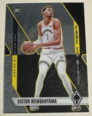 Victor Wembanyama 2023-24 Panini Phoenix - Fade to Black Silver (RC)  Spurs