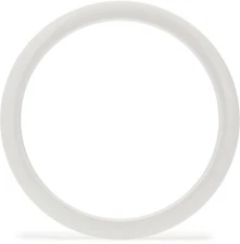 Cardinal Percussion Holz Port Hole Ring - 5-inch, White (2-pack) Bundle