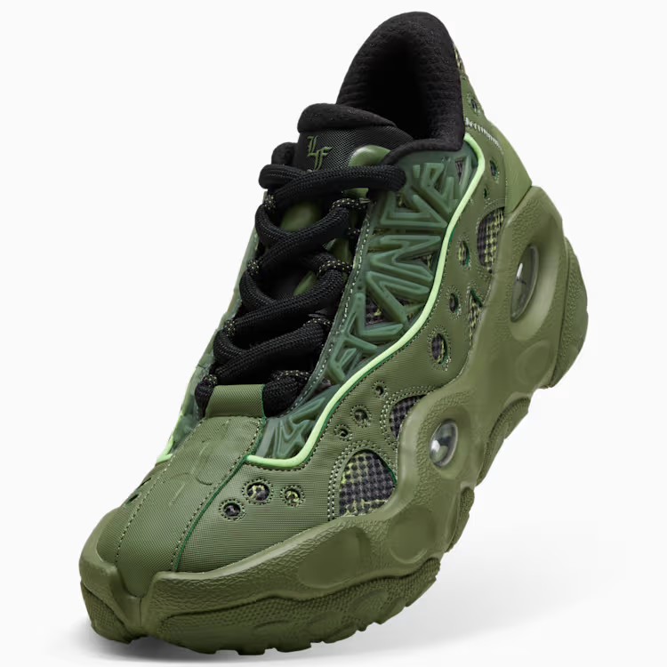LaMelo Ball x Puma La France RNR Camo 312976-01 Avocado Green