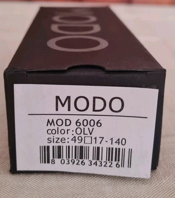 Modo Brillengestell Modell 6006 Color OLV Size 49  17-140 Neu OVP