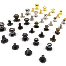 Round Head Stud Screwback Leather Bag Chicago Screw Nail Rivet