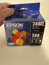 Genuine Epson 288XL Ink Cartridges Black  CMY Combo Exp 07/20272 - READ