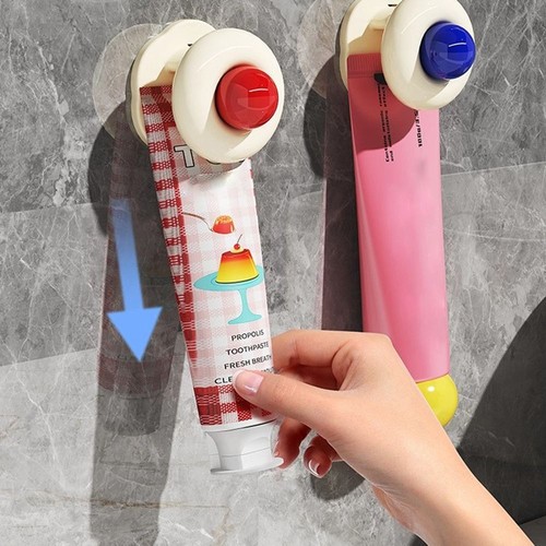 Wall Mounted Toothbrush Holder Dustproof Toothpaste Clip for Bathroom Supplies - Picture 11 of 16