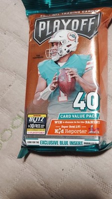 Panini Playoff 2021 NFL 40 Card Value Pack Blue Insert Dolphins Tagovailoa