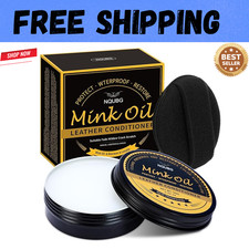 Mink Oil for Leather Boots, Boot Leather Care Kit, Leather Shoe Care Kit for Cow
