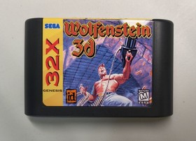 WOLFENSTEIN 3D for the Sega 32x with case & cover art.