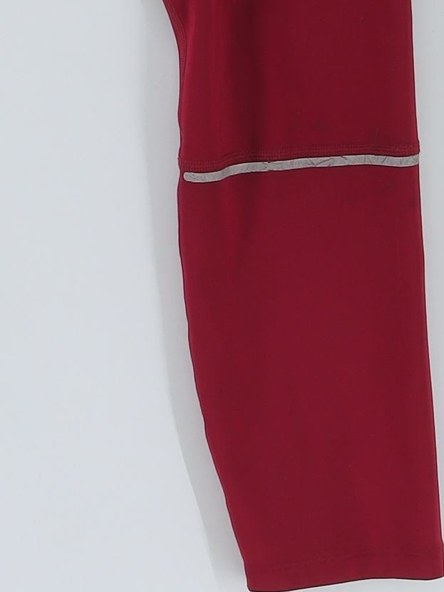 ALTRA Leggings donna Asics M rosso a righe 100% altri ritagliati