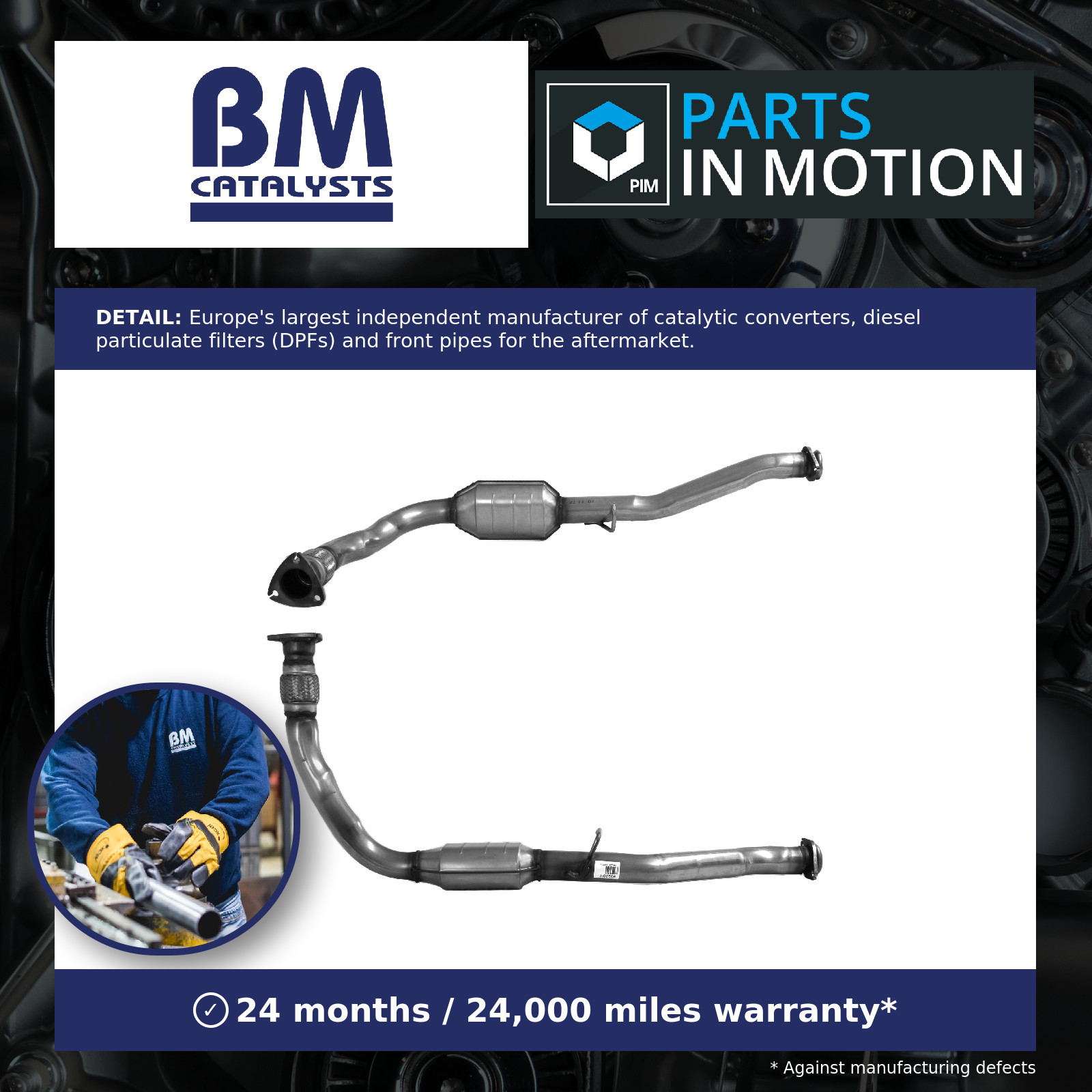 For LAND ROVER DEFENDER 1990 to 2017 Catalytic Converter - Image 3