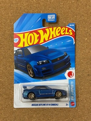 2026 Hot Wheels Nissan Skyline GT-R BNR34 R34 Blue - Fast Shipping