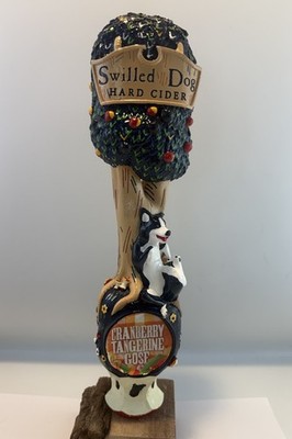 Beer Tap Handle Swilled Dog Hard Cider Tap Handle Figural Beer Tap Handle