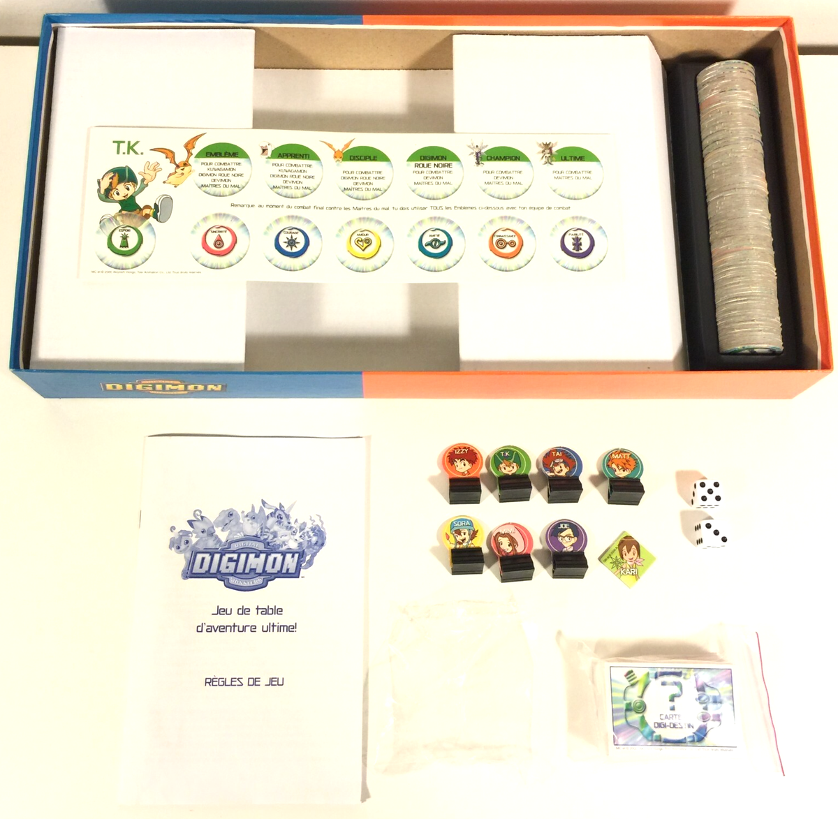 Digimon Digital Monsters - French Board Game - Fox Kids 2000 - 100