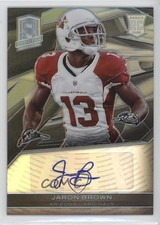2013 Panini Spectra Rookie Auto 207/299 Jaron Brown #144 Auto 0f7