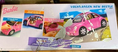 2000 Barbie VOLKSWAGEN Beetle Yellow VW Bug Mattel 27589 for sale