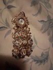 Vintage Ladies Wrist Watch Beautiful Golden Stretch Band — photo 3