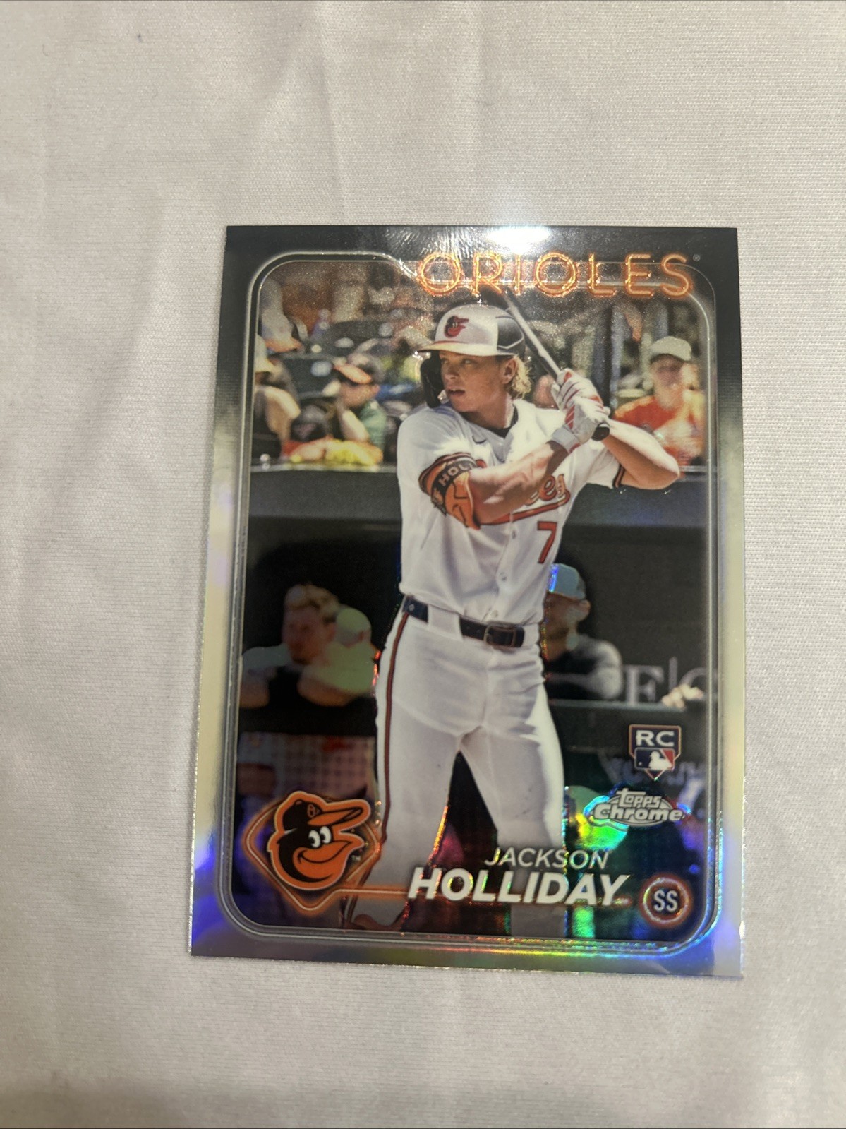 2024 Topps Chrome Jackson Holliday RC Refractor Rookie #88 Orioles