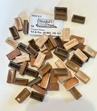 Dolls House Miniature Pack of 50 Frogged Bricks, 1:12 Scale
