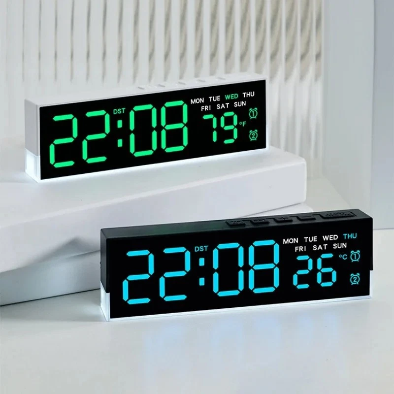 Despertador digital con 7 cambios de color LED nocturno, despertador de mesita de noche con luces para niños, regalo de cumpleaños para niñas, niños, mujeres, adultos Despertador digital con 7 cambios de color LED nocturno, despertador de mesita de noche con luces para niños, regalo de cumpleaños para niñas, niños, mujeres, adultos