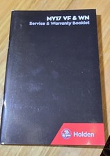 New Genuine Holden VF Commodore Service Log Book 