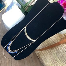 baubles three layered statement necklace