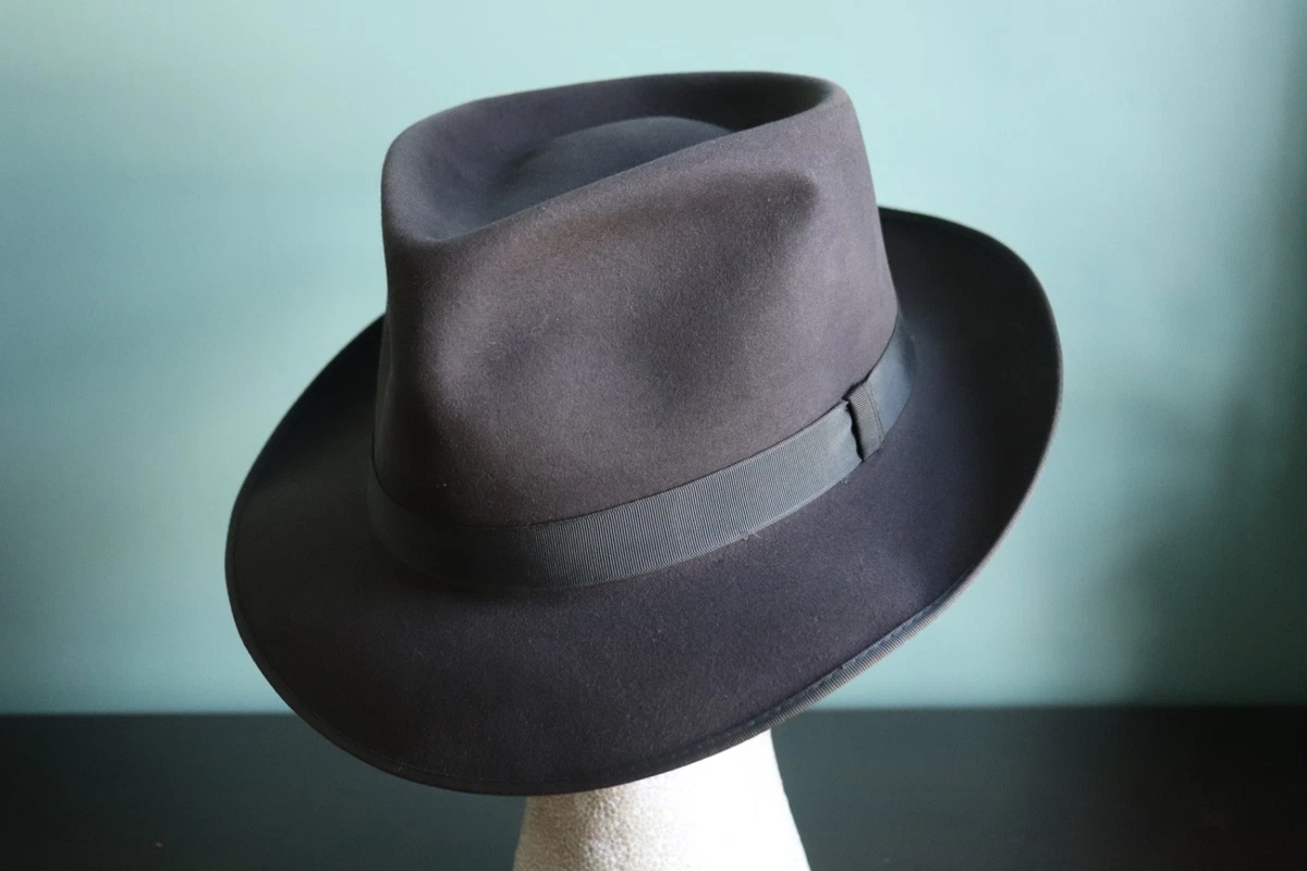 Fedora/Trilby Vintage Hats for Men 7 1/4 Size for sale | eBay