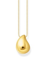 Thomas Sabo KE2281-413-39-L50V Bold - Vergoldete Kette Mit AnhäNger In Tropfe...
