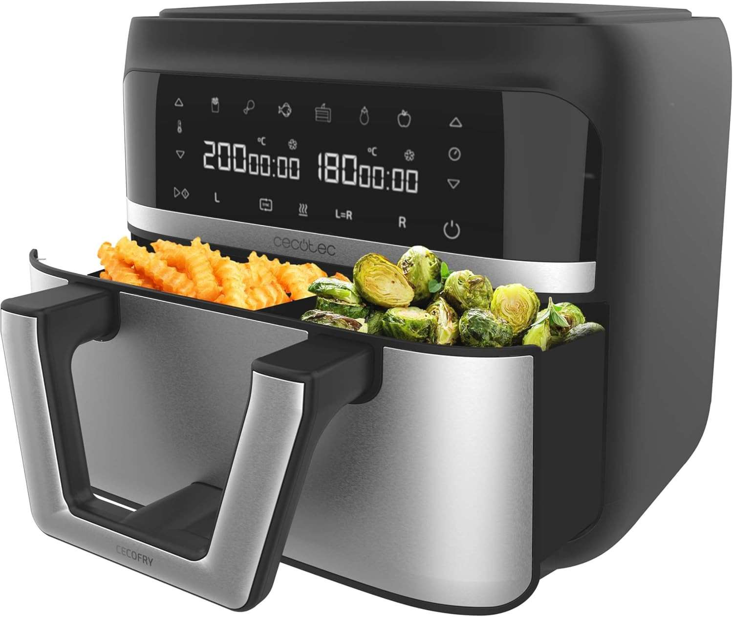 Air Fryer 9L Cecofry Dual 9000: Efficienza e Design 2850W