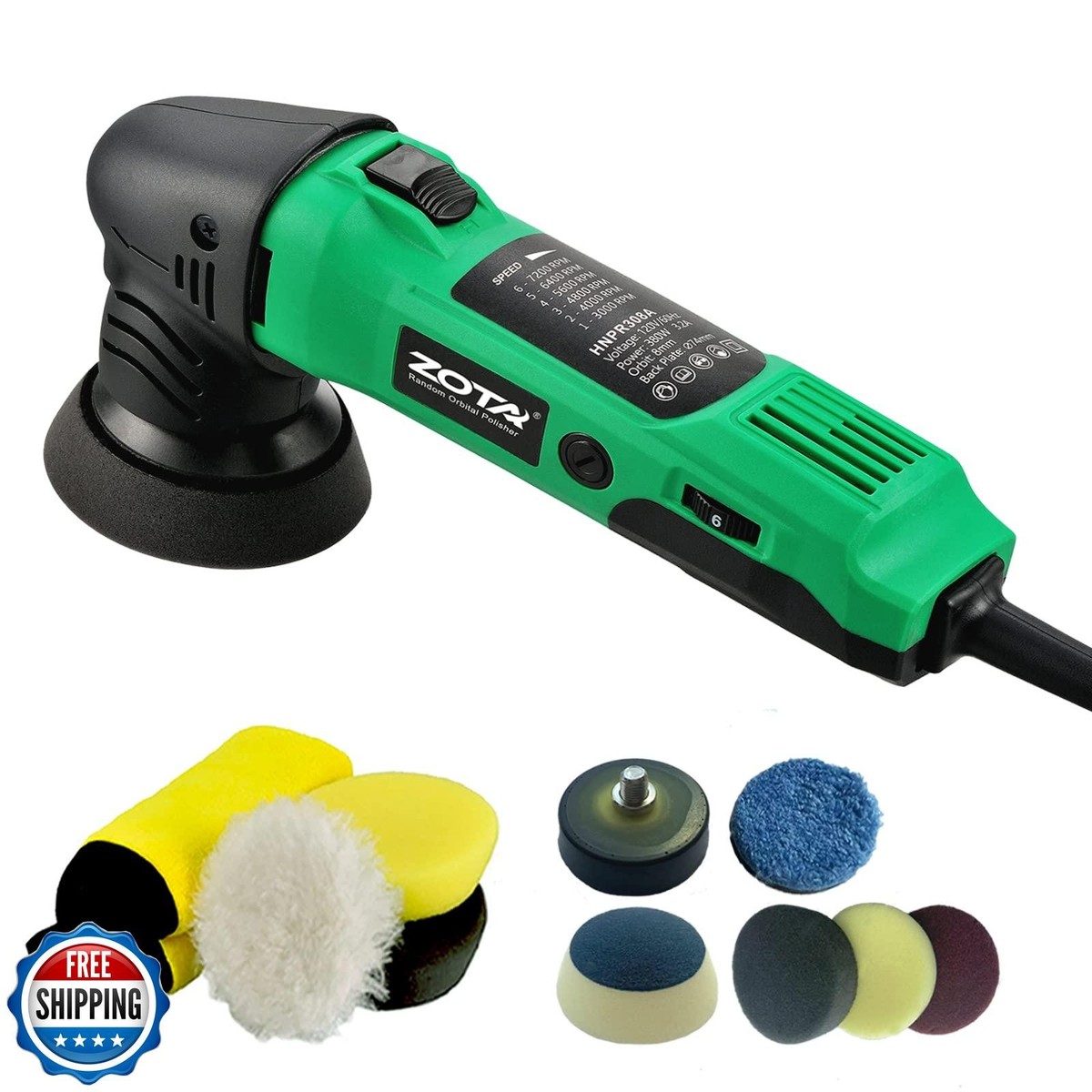 apolina 2-3y　23ss ZOTA Mini Polisher, 2-inch/ 3inch Car Buffer Polisher with 8mm