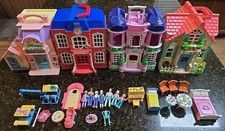 Lot Fisher Price Sweet Streets School Country Cottage Home Salon Pet Shop & More