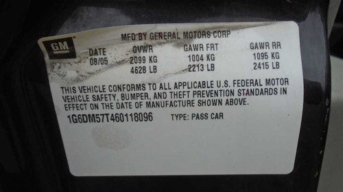 REAR DOOR MULTIFUNCTION MODULE MIRROR OPT DR5 FITS 06 CTS 595490 - Picture 12 of 12