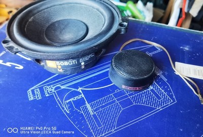 High end speakers JBL 508 GTi + Phase Linear pure titanium dome tweeter