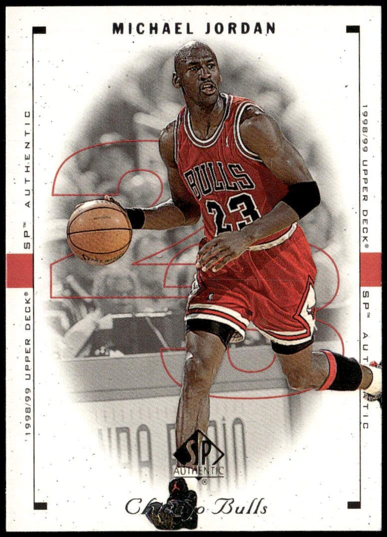 1998-99 SP Authentic #7 Michael Jordan E1